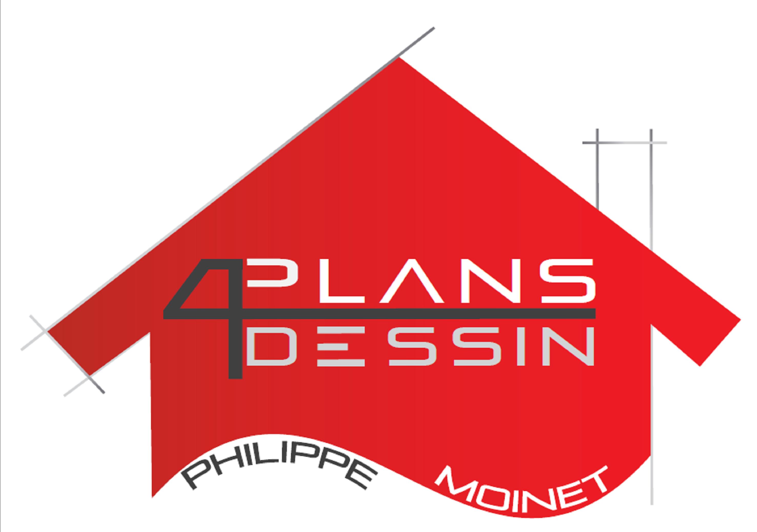 Logo de MOINET PHILIPPE - PLANS DESSINS, société de travaux en Architecte (construction ou rénovation de maisons individuelles)