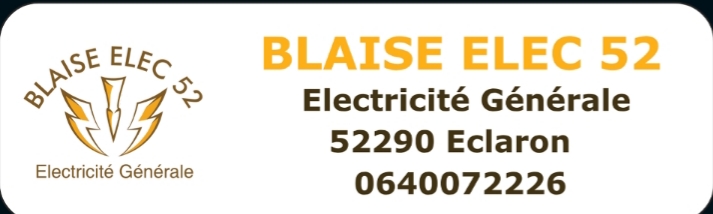 Logo de Blaise elec 52, société de travaux en Petits travaux en électricité (rajout de prises, de luminaires ...)