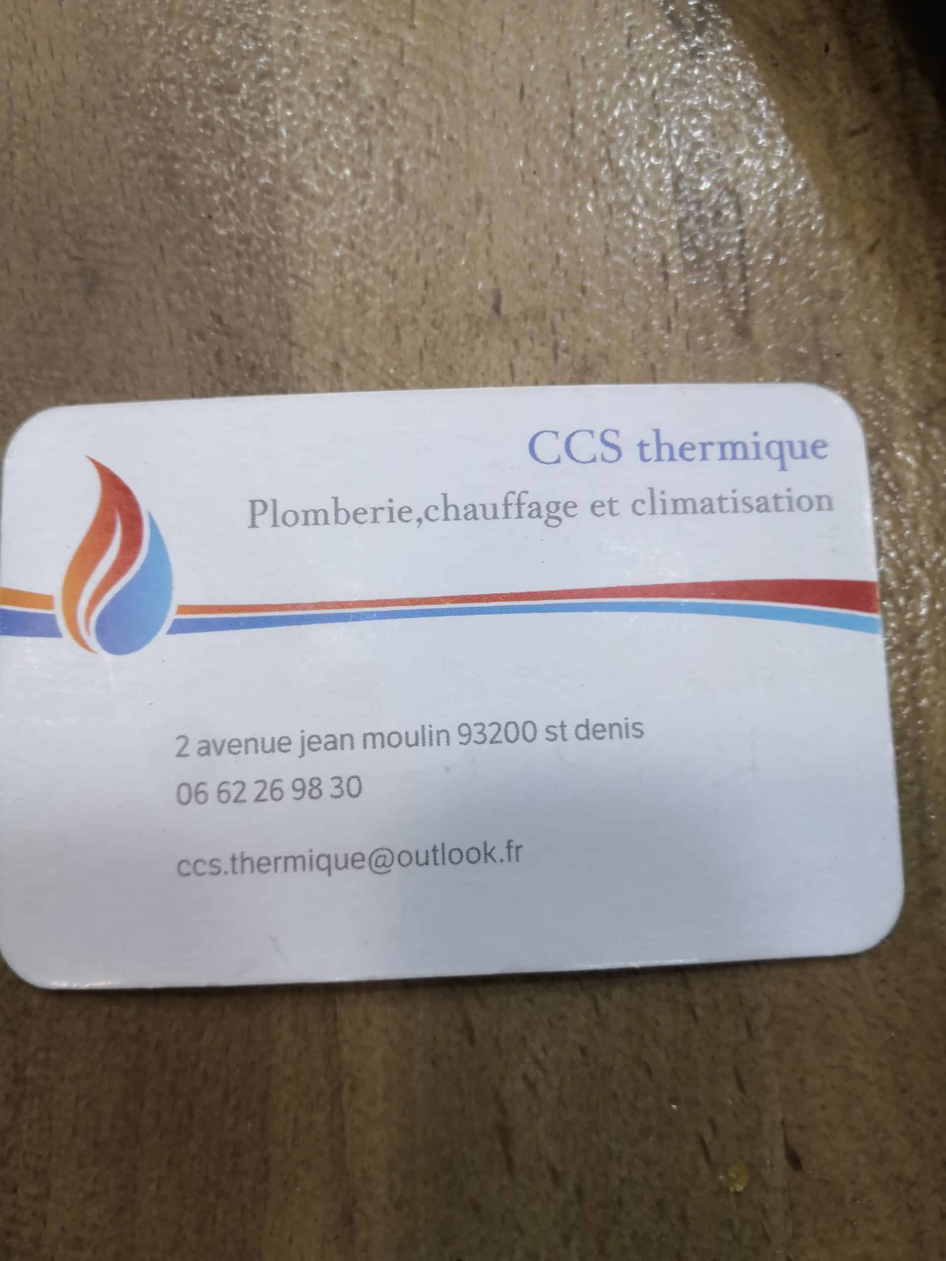 Logo de CCS, société de travaux en Autre travaux Chauffage