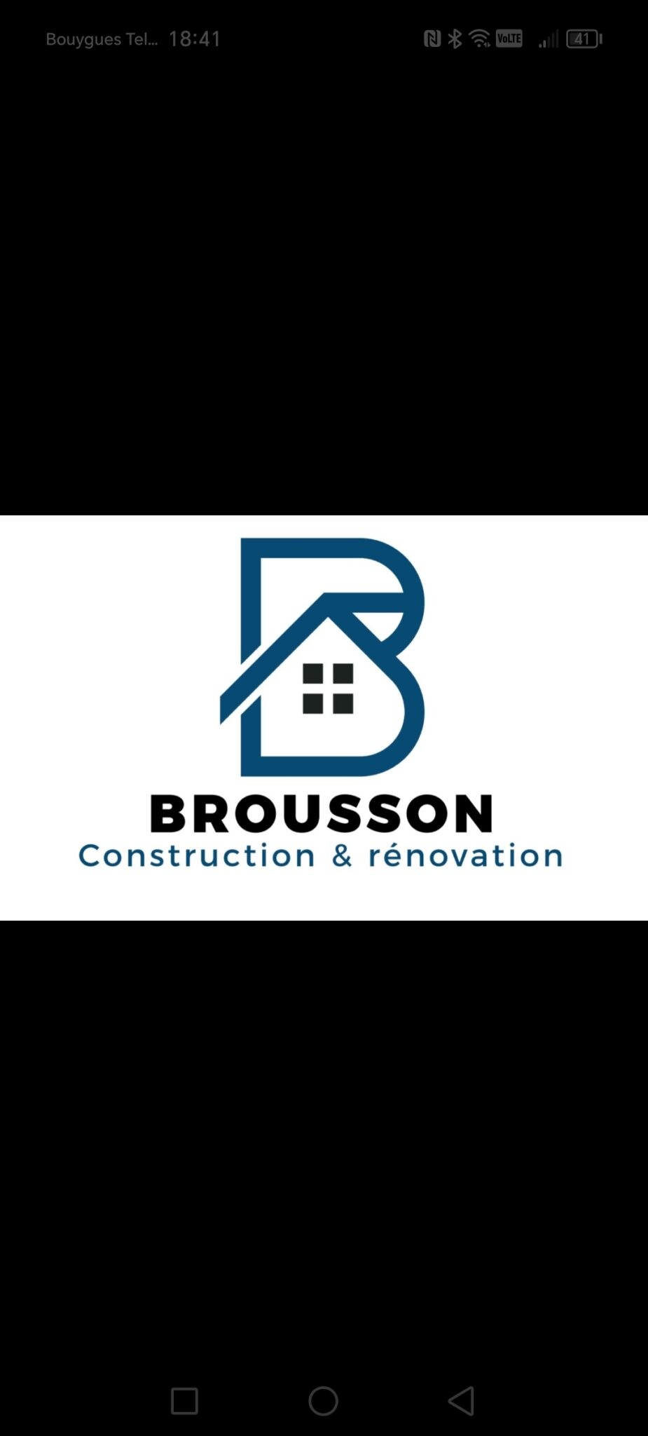 Logo de Brousson Loic, société de travaux en Dallage ou pavage de terrasses