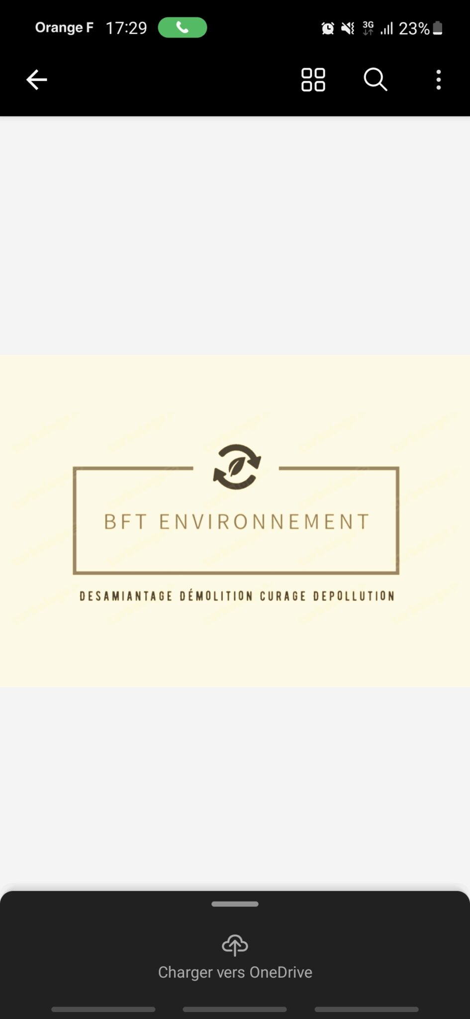 Logo de Bft environnement, société de travaux en Démolition et transport de gravats