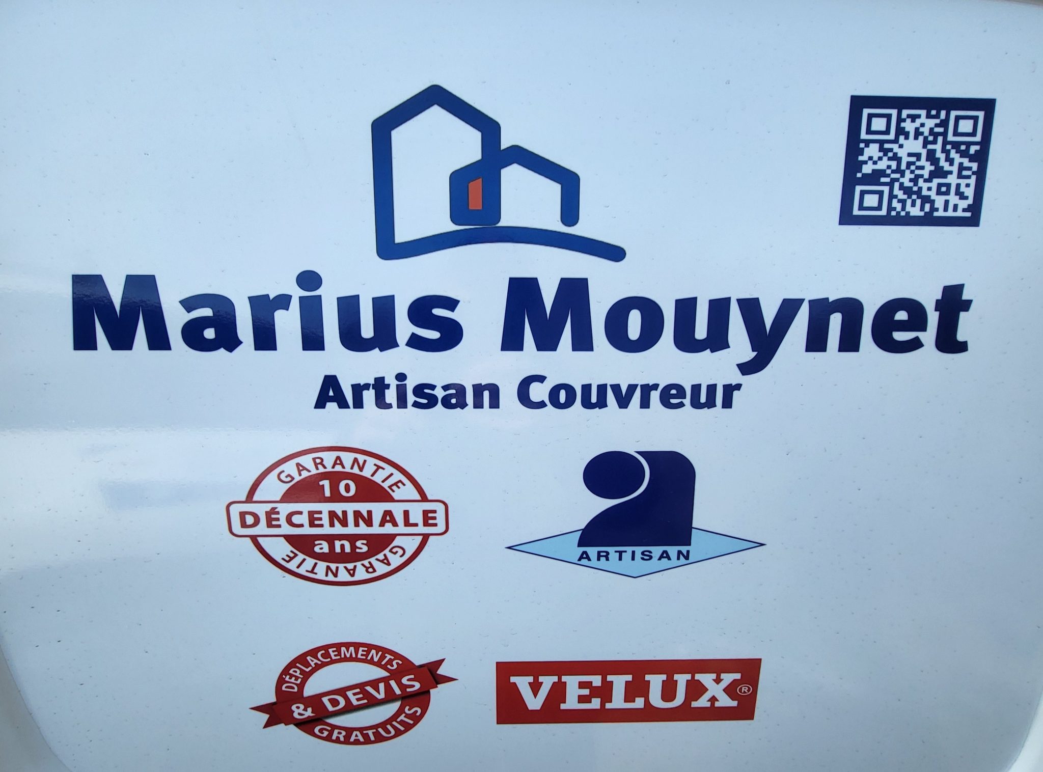 Logo de Mouynet Marius, société de travaux en Couverture (tuiles, ardoises, zinc)