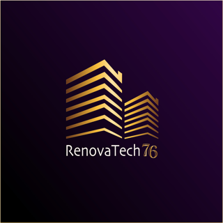 Logo de RENOVATECH76, société de travaux en Construction, murs, cloisons, plafonds en plaques de plâtre