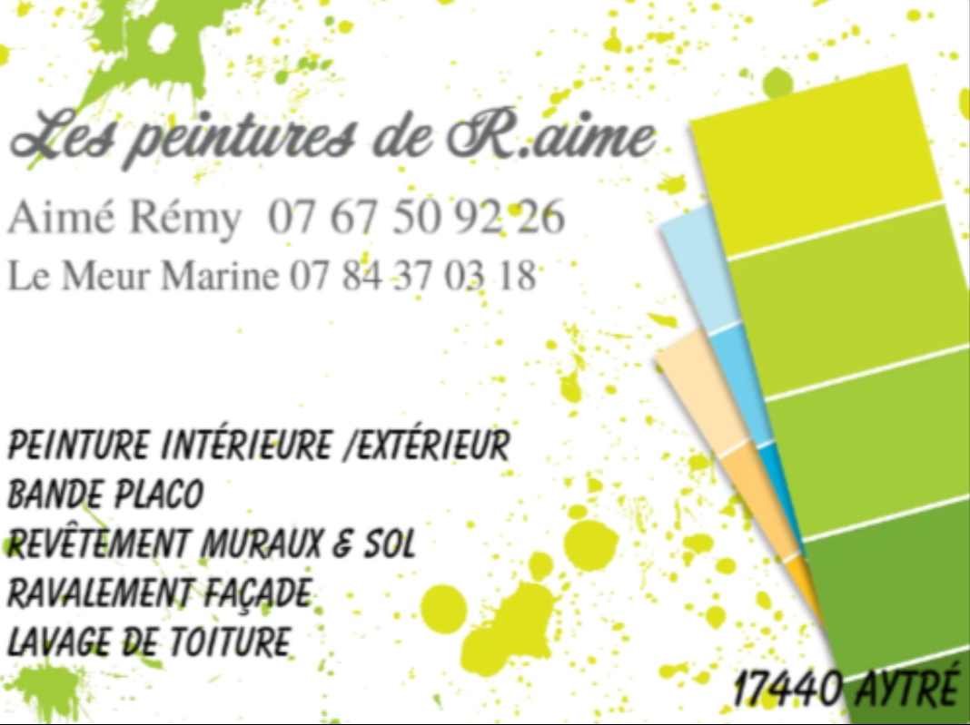 Les peintures de R. Aime