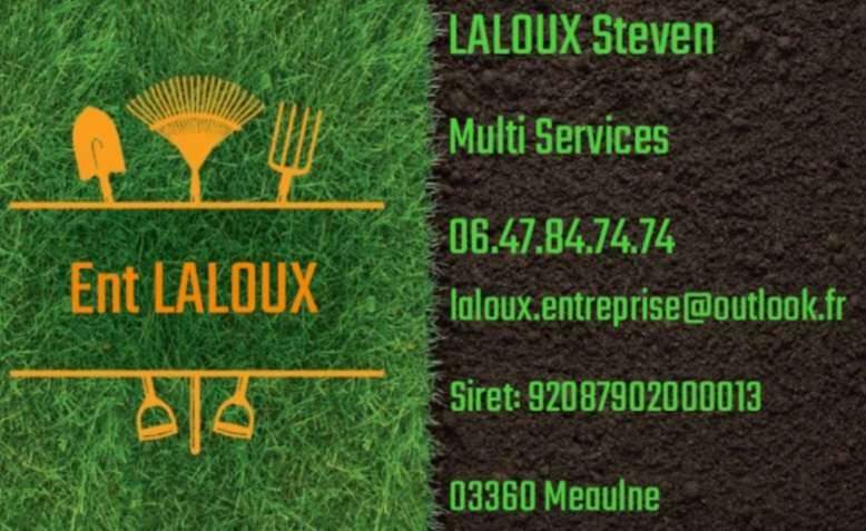 Logo de Laloux Steven, société de travaux en Création de jardins, pelouses et de parcs