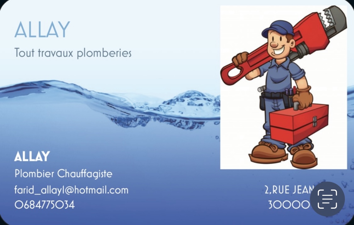 Logo de Allay, société de travaux en Plomberie : installation ou rénovation complète