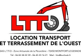 Logo de L.t.t.o. Location Transport Terrassement De L'ouest, société de travaux en Terrassement