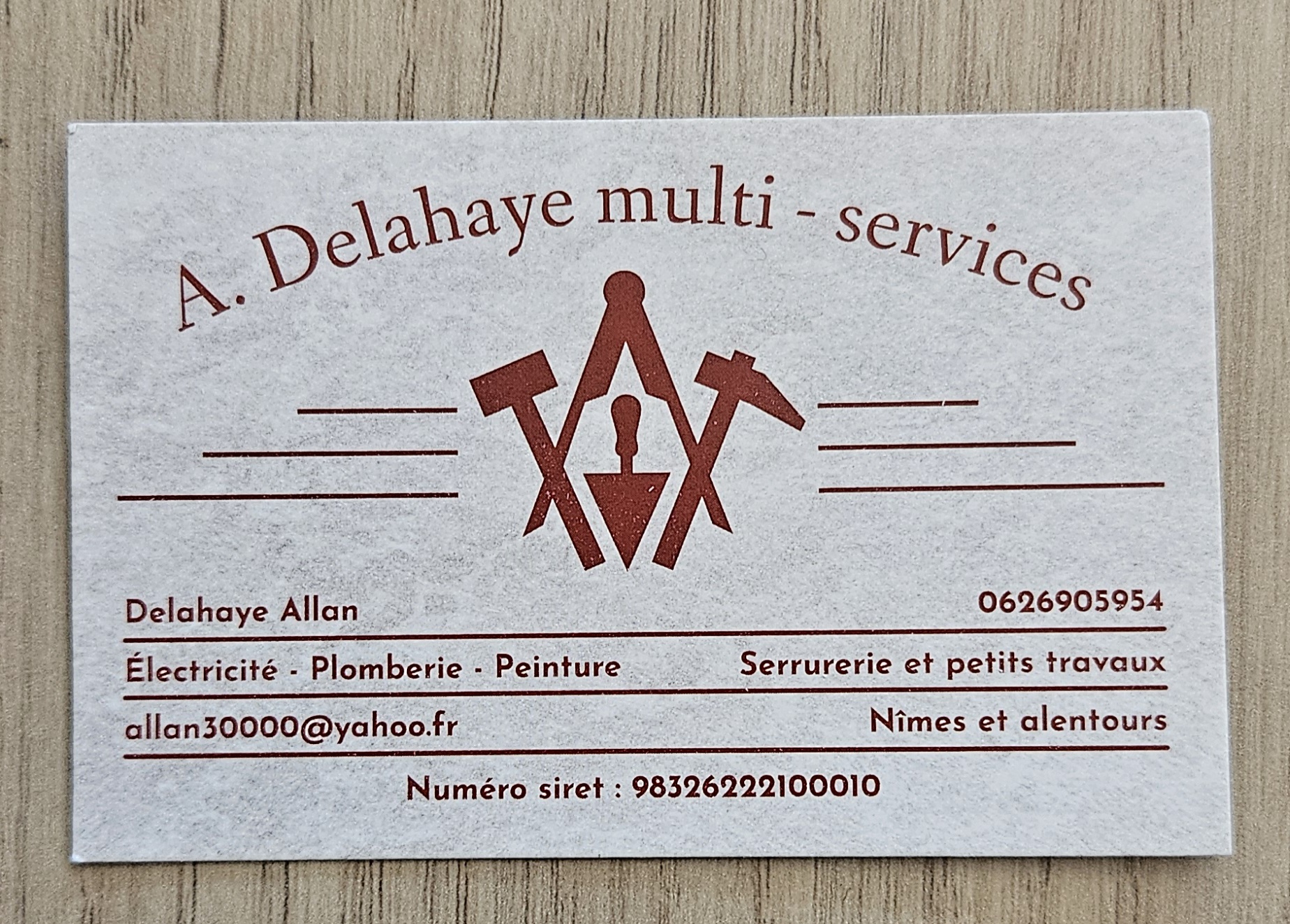 Logo de Delahaye Allan, société de travaux en Installation électrique : rénovation complète ou partielle