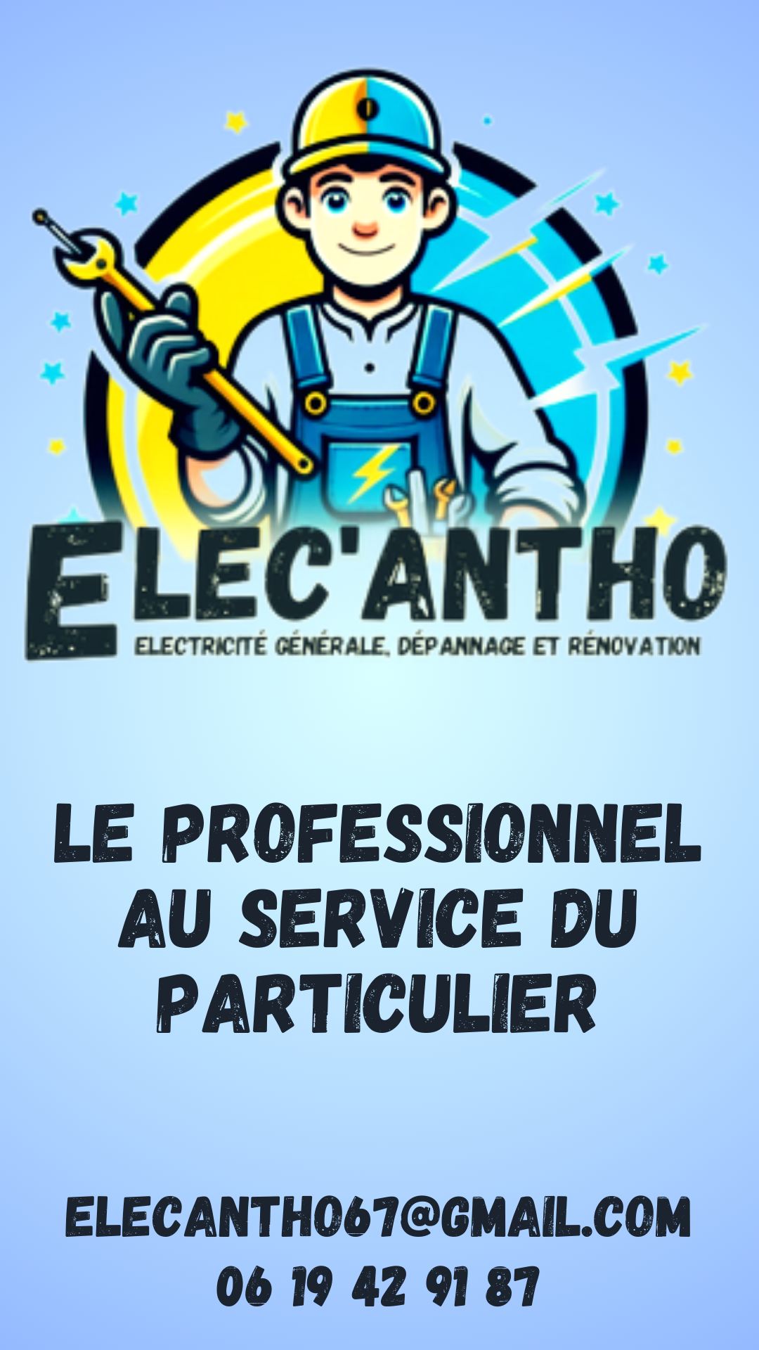 Logo de Elec’Antho, société de travaux en Installation électrique : rénovation complète ou partielle