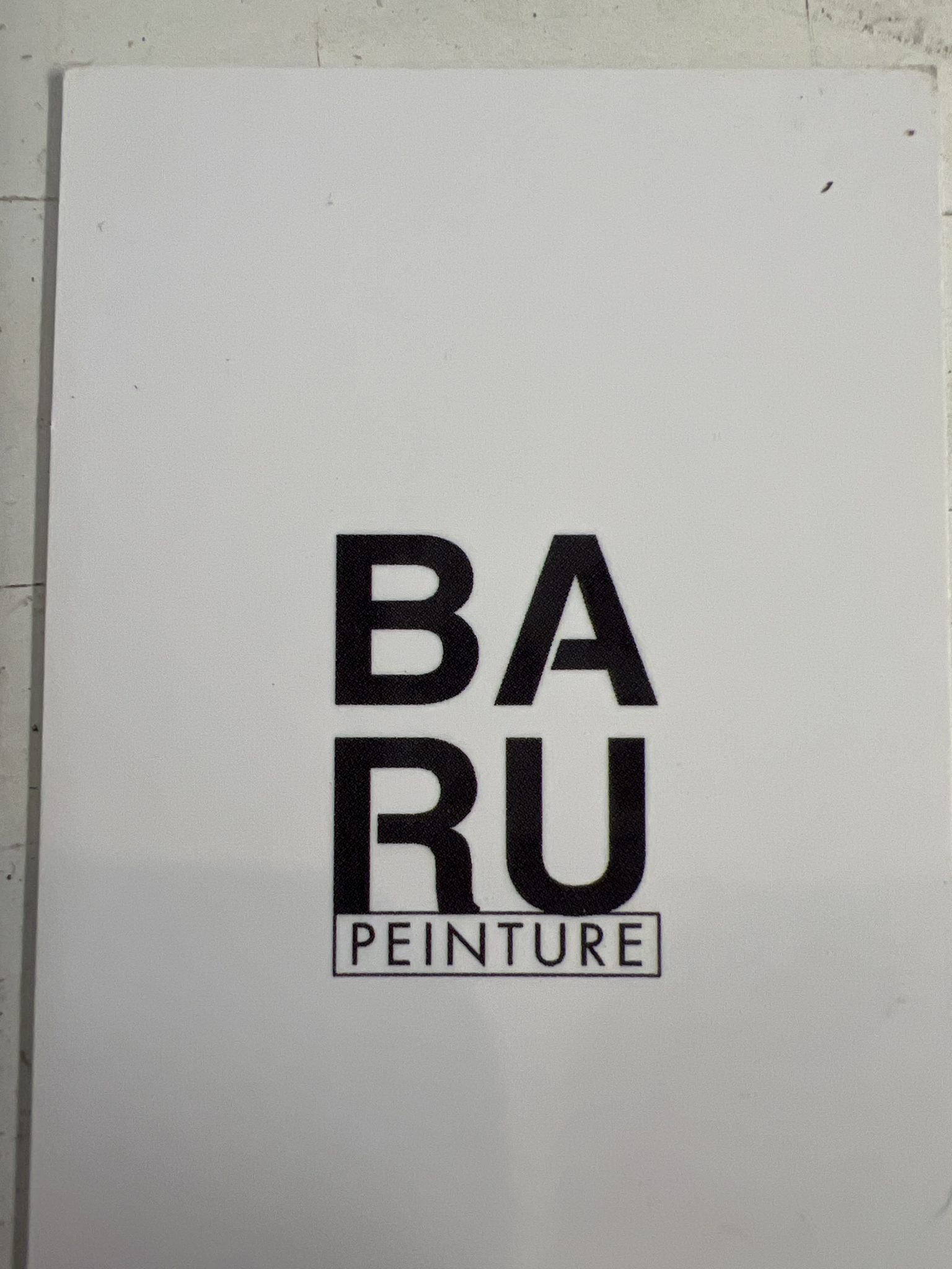 Logo de Baru Design, société de travaux en Peinture : mur, sol, plafond