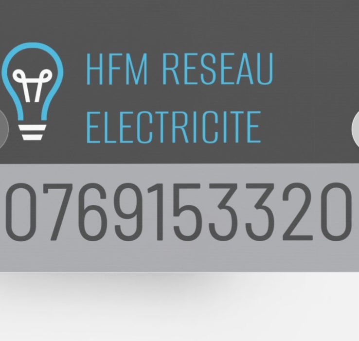 Logo de Hfm Reseau Fibre Optique & ELECTRICITE, société de travaux en Installation électrique : rénovation complète ou partielle