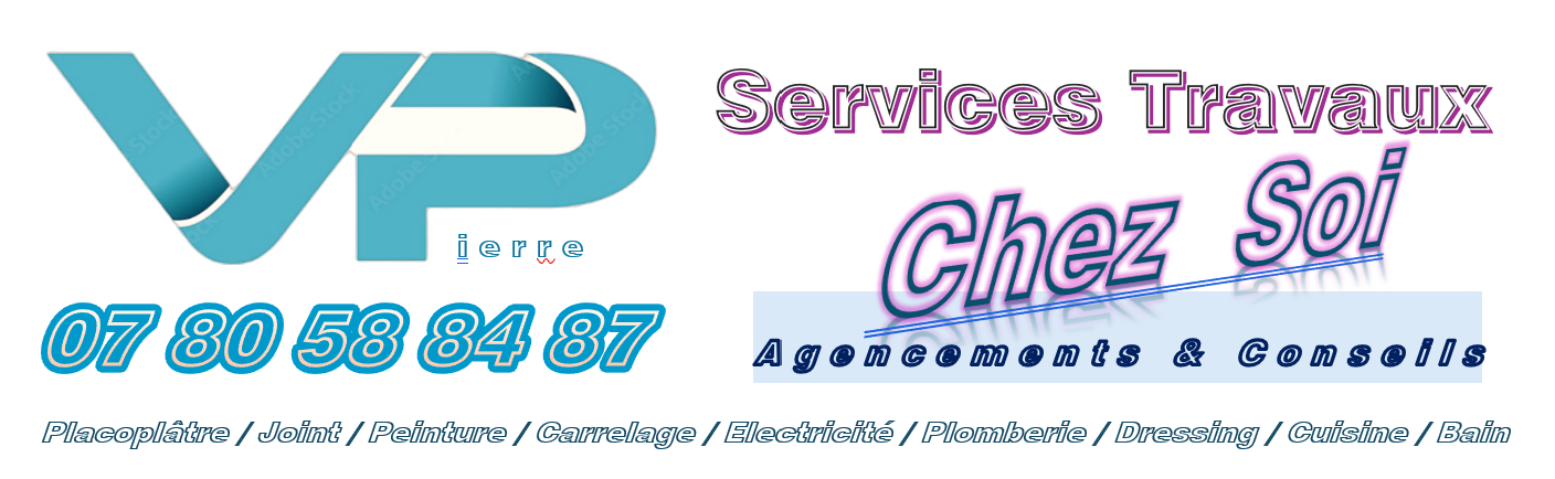 Logo de Pierre & Services Travaux Chez Soi, société de travaux en Fourniture et pose de faux plafonds