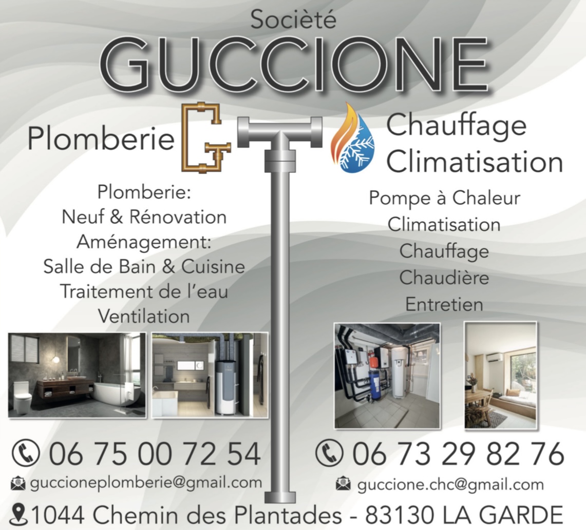 Logo de Guccione plomberie, société de travaux en Plomberie : installation ou rénovation complète