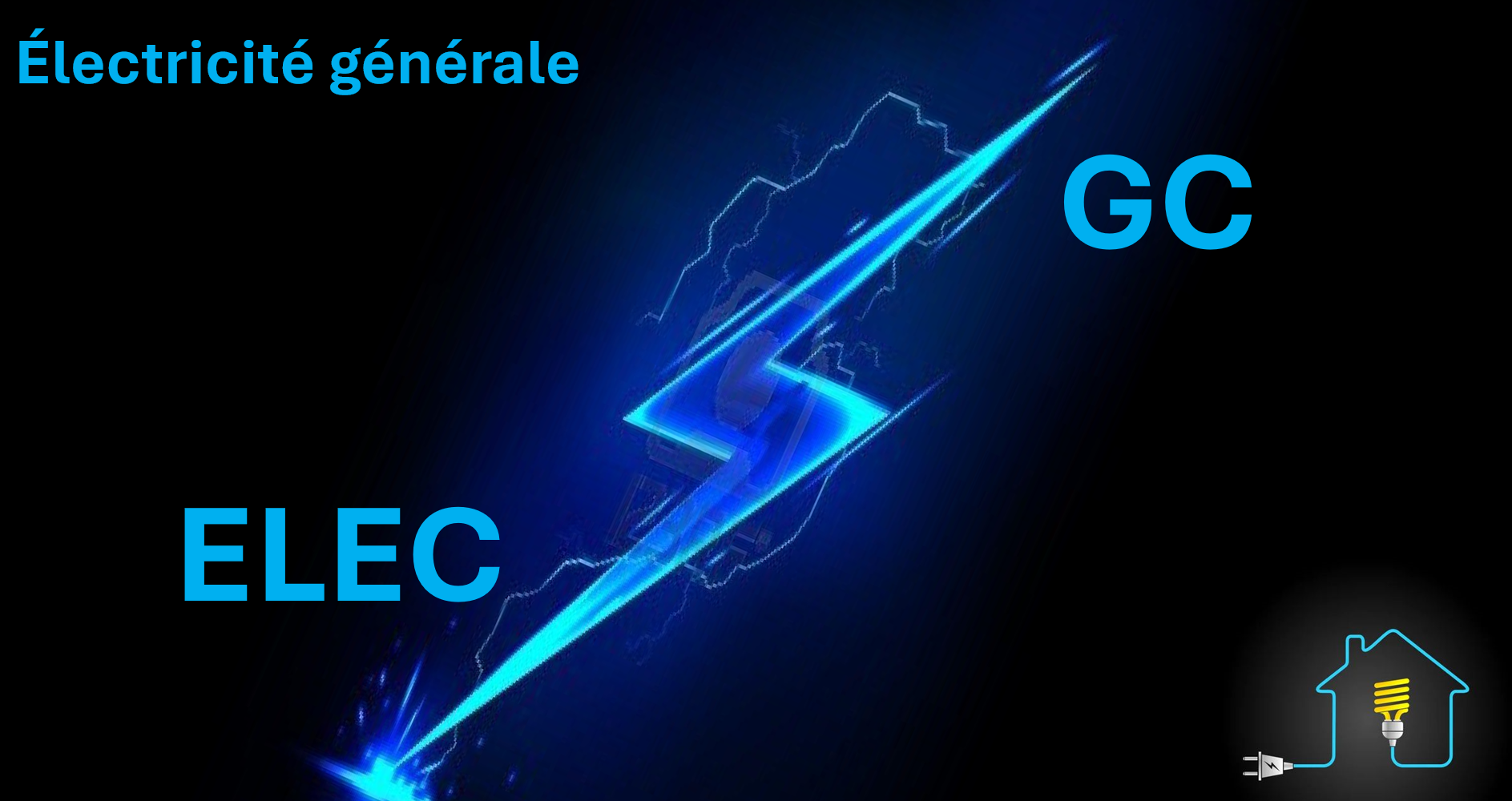 Logo de GC Elec, société de travaux en Petits travaux en électricité (rajout de prises, de luminaires ...)