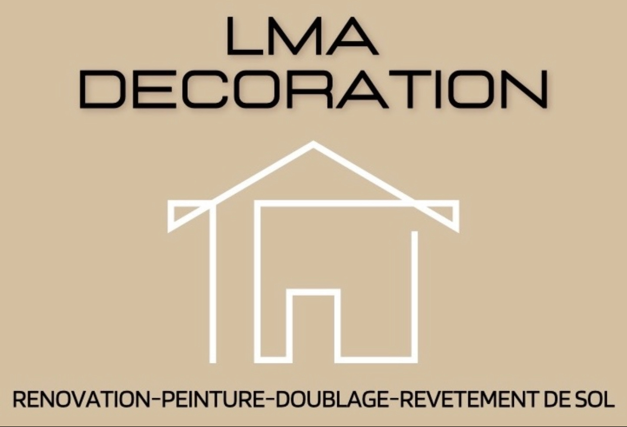 Logo de LMA décoration, société de travaux en Construction, murs, cloisons, plafonds en plaques de plâtre