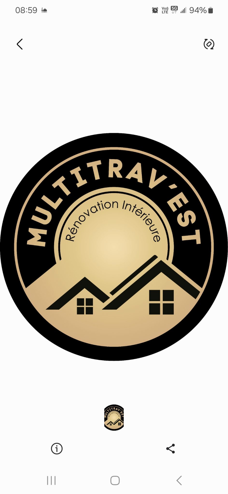 Logo de MULTITRAV'EST, société de travaux en Fourniture et pose parquets