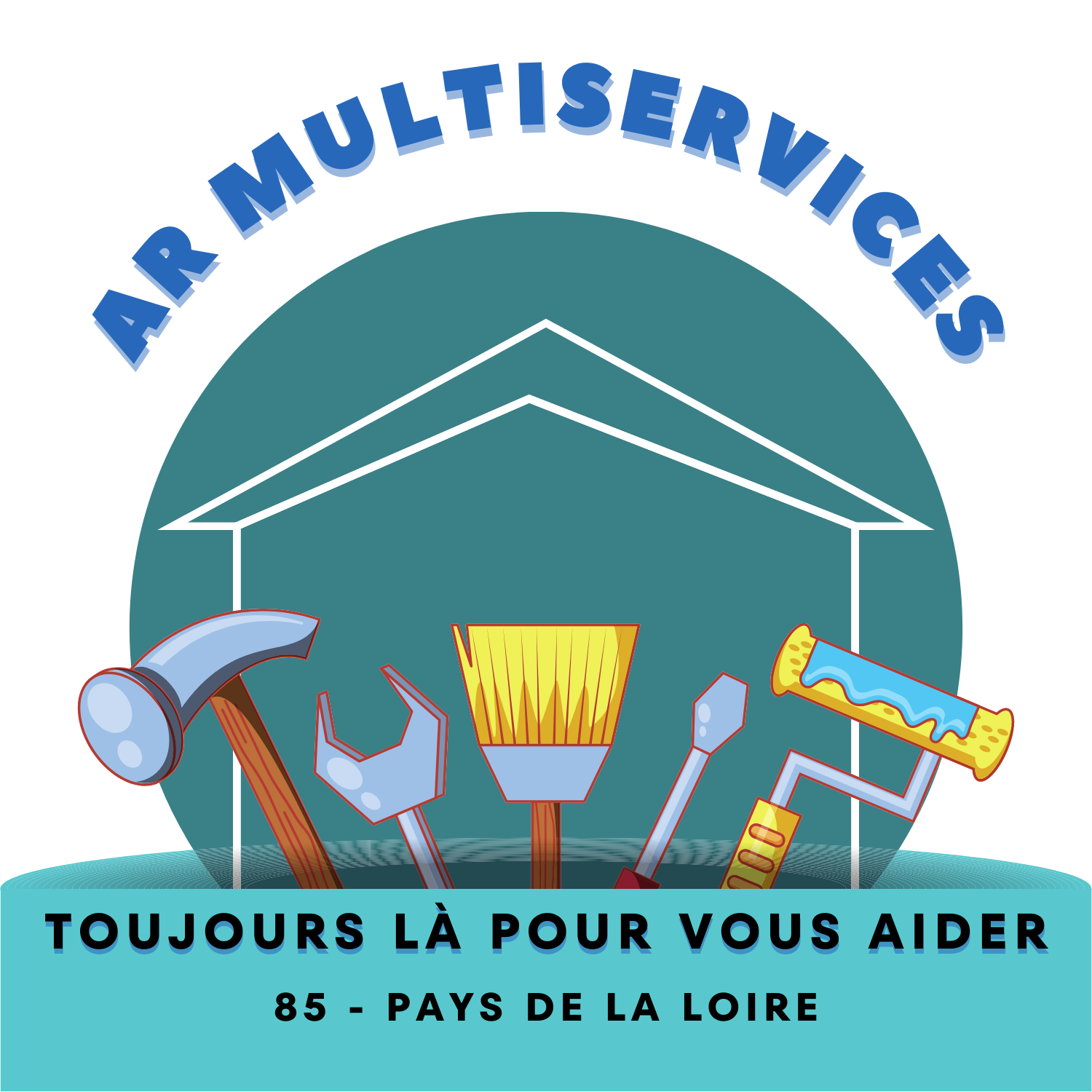 Logo de AR Electricité et Multiservices 85, société de travaux en Motorisation pour fermeture de portes et portails