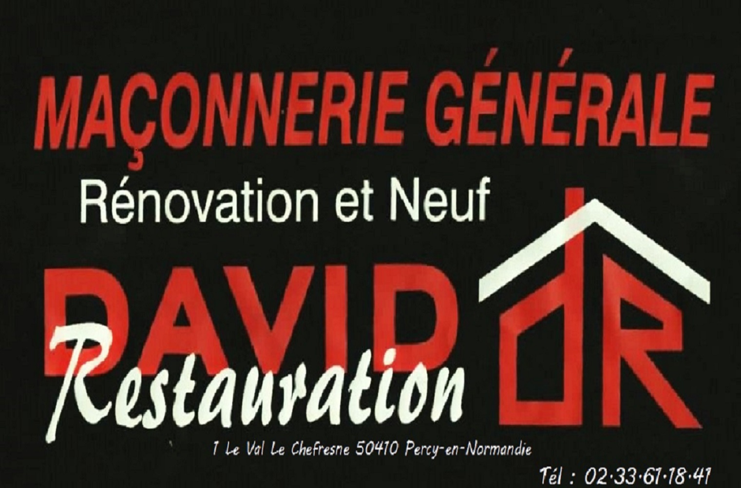 Logo de DAVID RESTAURATION, société de travaux en Construction de maison