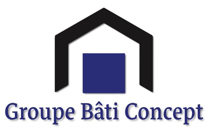 Logo de groupe bati concept, société de travaux en Ravalement de façades