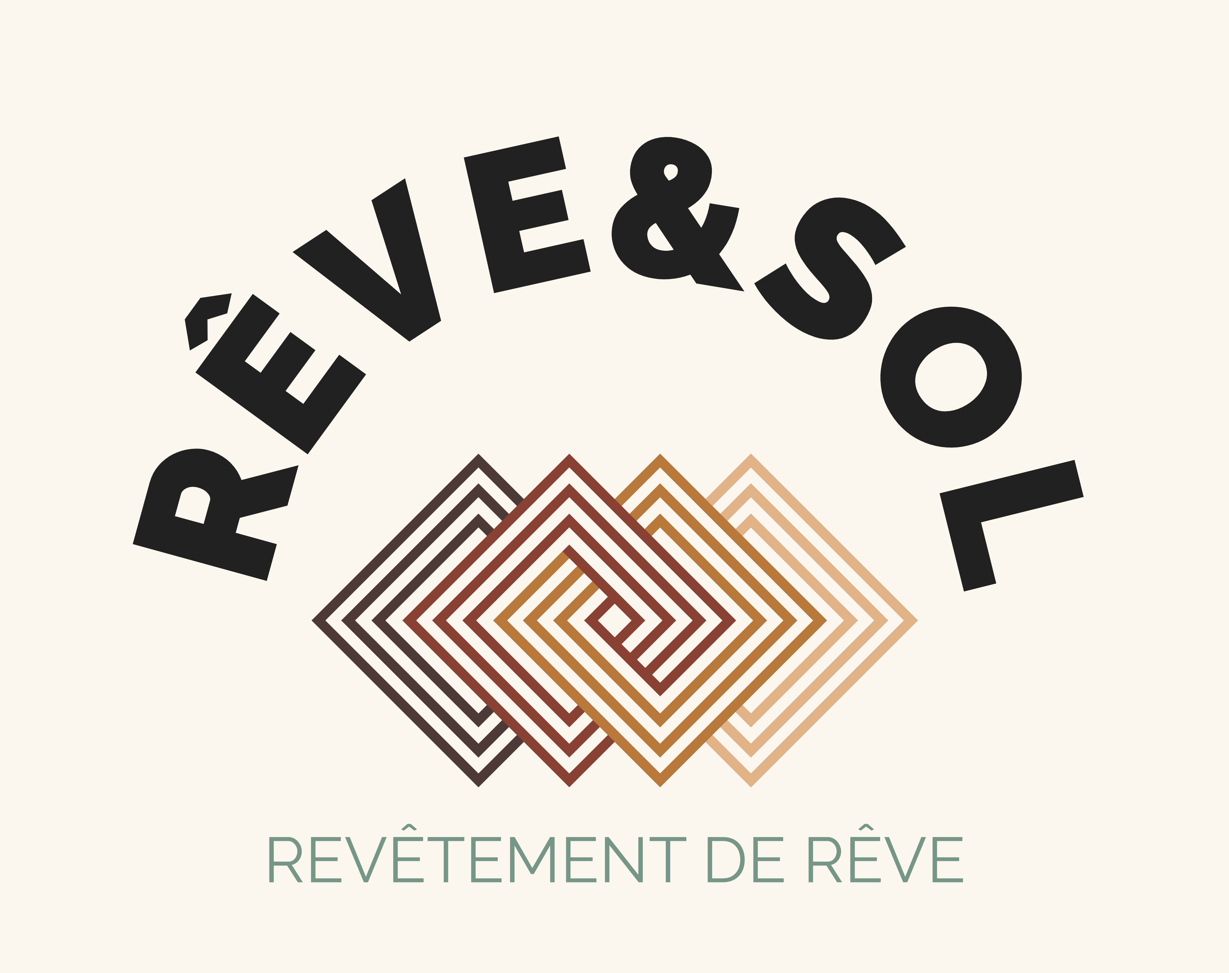 Logo de REVE ET SOL, société de travaux en Ponçage et vitrification de parquets