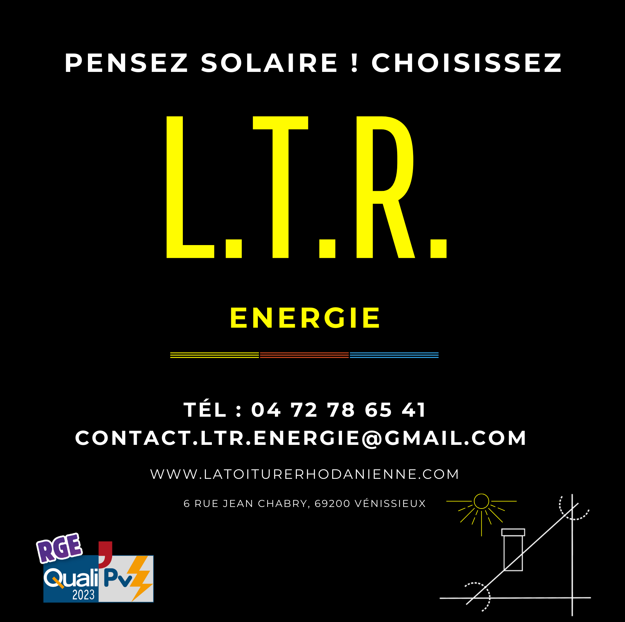 Logo de LTR ENERGIE, société de travaux en Production électrique : photovoltaïque / éolien