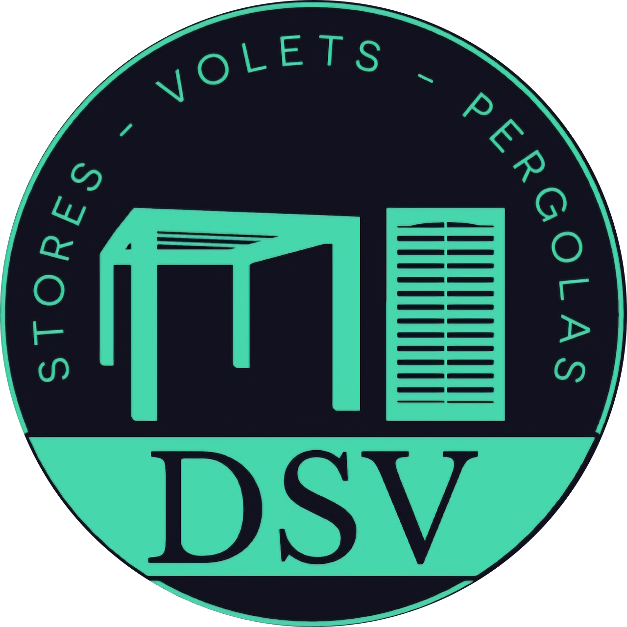 Logo de Depannage store et volet, société de travaux en Fourniture et pose de stores intérieur