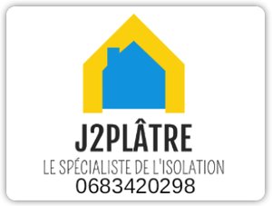 Logo de J2PLATRE, société de travaux en bâtiment